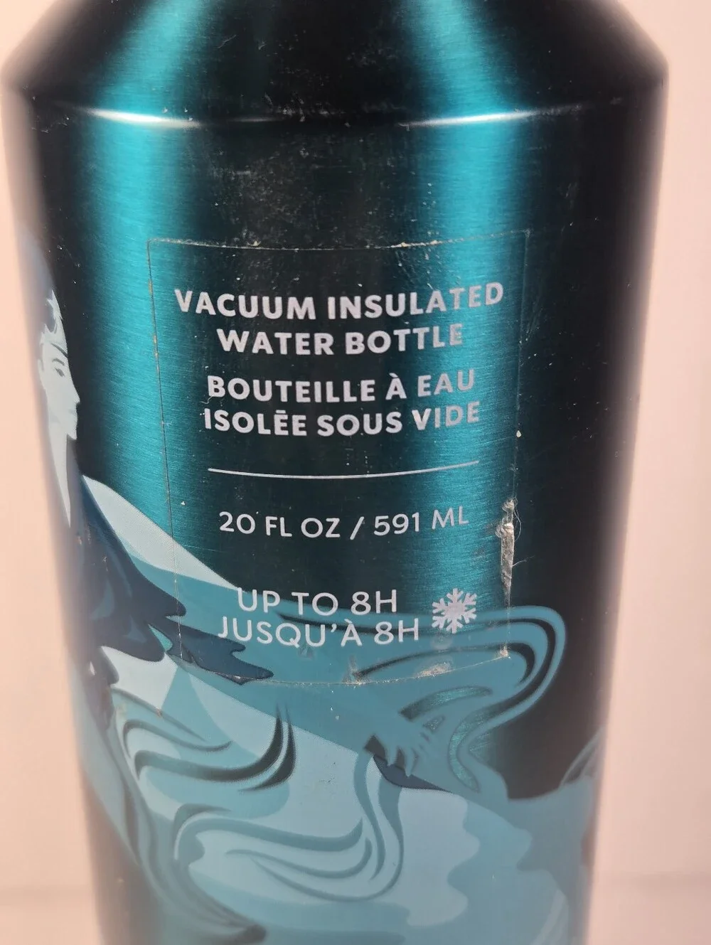 Starbucks Teal Mermaid Stainless Steel Vacuum Insulated 20 Oz Water Bottle 2023